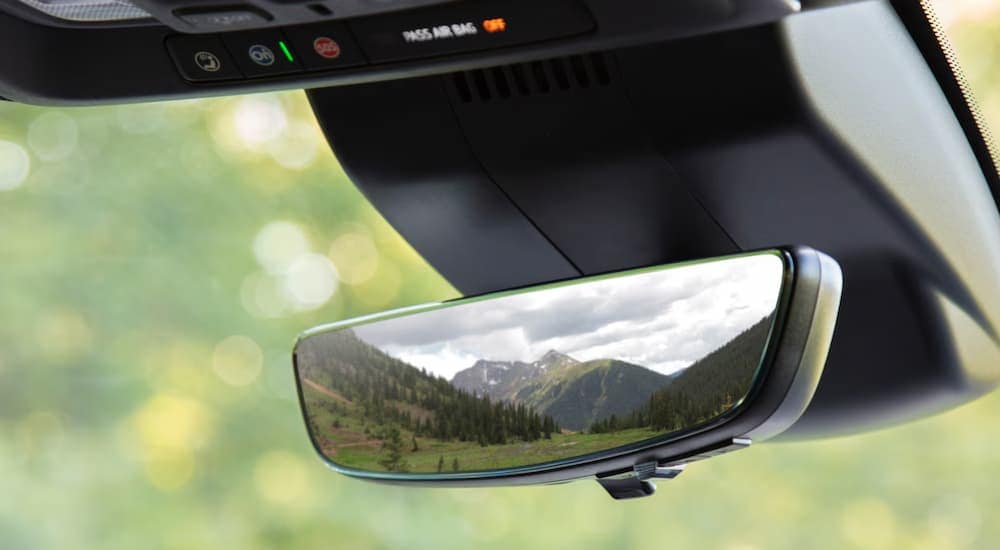 Rearview mirror in a 2025 Chevy Silverado 1500 for sale near Chapel Hill